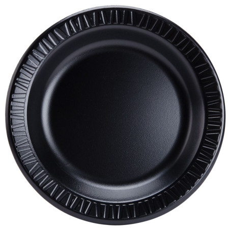 Assiette Thermique FOAM "Quiet Classic" Stratifié Noir Ø230mm (125 Utés)