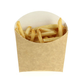 Etui à Frites Kraft Petit 8,2x2,2x9cm (25 Unités)