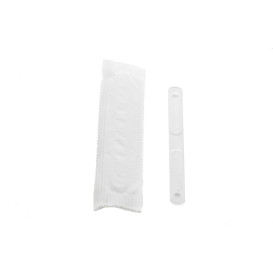 Spatule en Sachet Individuel 90mm Transp (2.500 Unités)