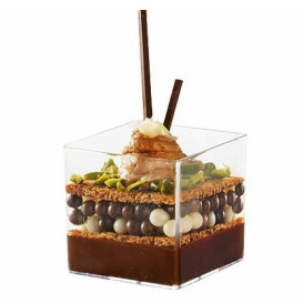 Verrine Dégustation "Cube" Transp. 60 ml (240 Utés)