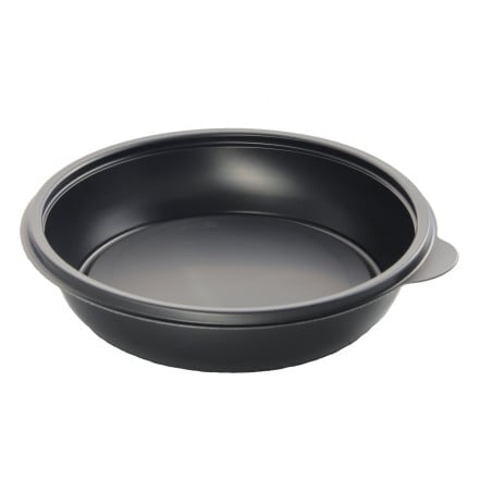 Pot en Plastique PP Noir 1000cc Ø19cm (300 Unités)