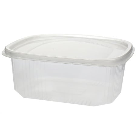 Boîte à charnière PP 1500ml Micro-ondables (25 Utés)