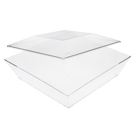 Plateau Fiesta Transparent 250x250 mm (1 Uté)