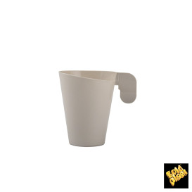 Tasse Plastique Design Creme 72ml (240 Unités)