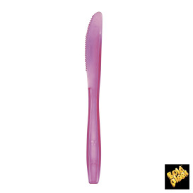 Couteau Plastique PS Premium Lilas 190mm (50 Utés)