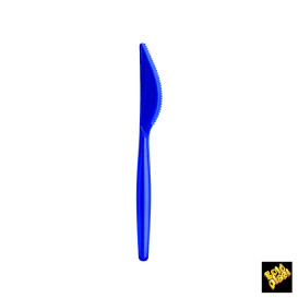 couteau Plastique Easy PS Bleu Perle 185mm (20 Unités)