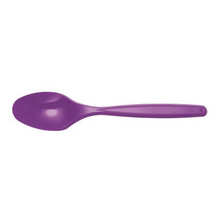 Petite Cuillère Plastique Violette PS 120mm (1200 Unités)