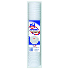 Couvercle Plastique PS Gobelet 80/100ml Ø5,7cm (2400 Utés)