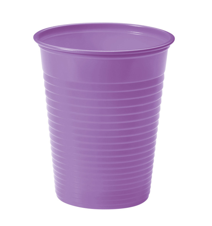 Gobelet Plastique Lilas PS 200ml (50 Unités)