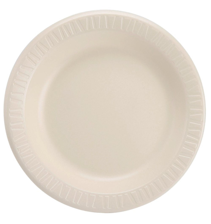 Assiette Thermique FOAM "Quiet Classic" Stratifié Miel Ø260mm (500 Unités)