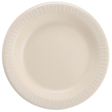 Assiette Thermique FOAM "Quiet Classic" Stratifié Miel Ø260mm (500 Unités)