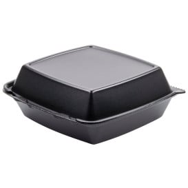 Boîte en FOAM LunchBox 3C. Noir 210x200mm (200 Utes)