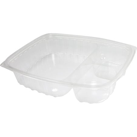 Récipient en Plastique OPS "ClearPac" 3 C. Transp. 887ml (252 Utés)