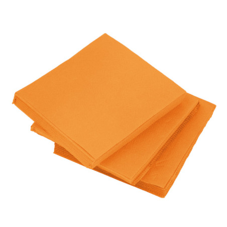 Serviette en Papier Double Point 20x20cm Orange (3.240 Utés)