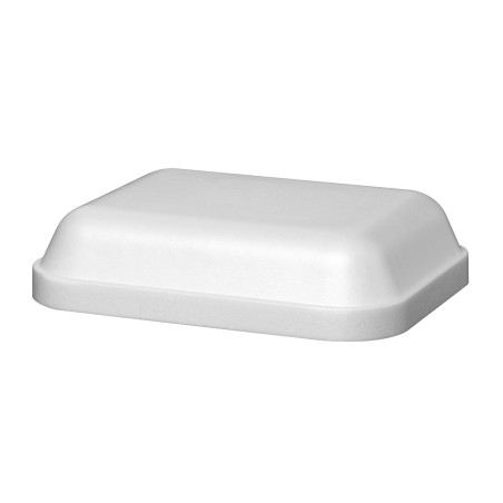 Couvercle pour Barquette Rectangulaire Foam Blanc 430ml (25 Unités)