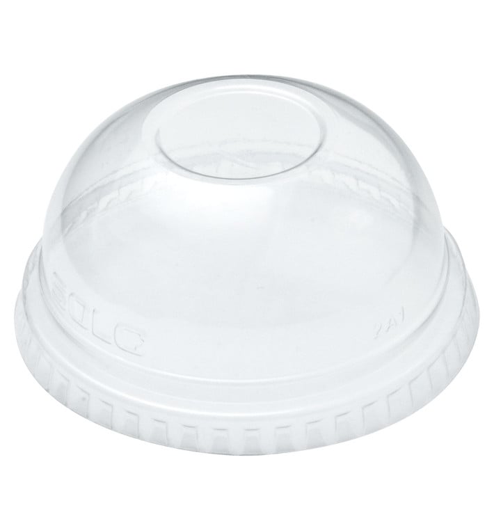 Couvercle Dôme Fermé PET Cristal Ø7,3cm (2500 Utés)