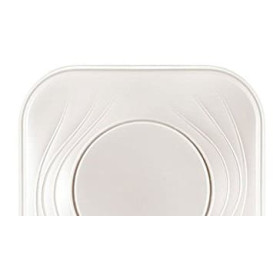 Assiette Plastique PP "X-Table" Carré Perle 180mm (120 Utés)