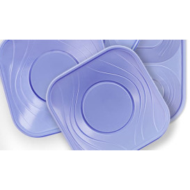 Assiette Plastique PP "X-Table" Violet 180mm (120 Utés)