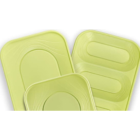 Plateau PP "X-Table" Citron vert 330x230mm (60 Utés)