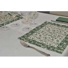 Set de Table papier 30x40cm "Cachemire" Vert 50g (2500 Utés)