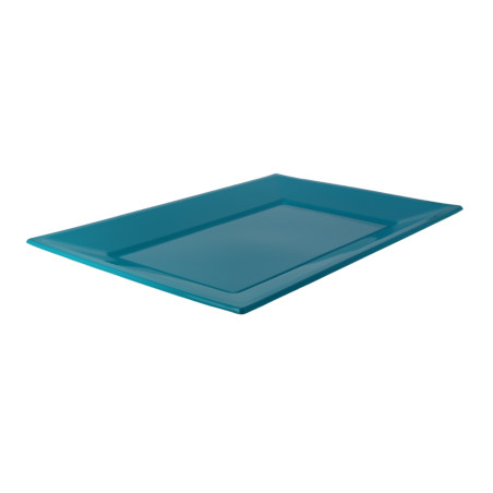 Plateau Plastique Turquoise Rectang. 330x225mm (3 Utés)