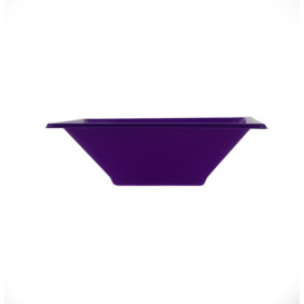 Bol carré en plastique Lilas 120x120x40mm (1500 Utés)