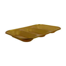 Plateau Plastique PP "X-Table" 3C Or 330x230mm (2 Unités)