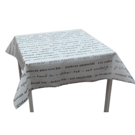 Nappe PP Non-Tissé "Bon Appetit" 120x120cm (150 Utés)