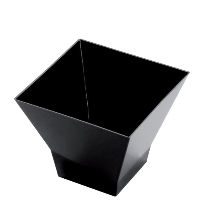 Verrine Dégustation "Pagode" Noir 65ml (25 Utés)