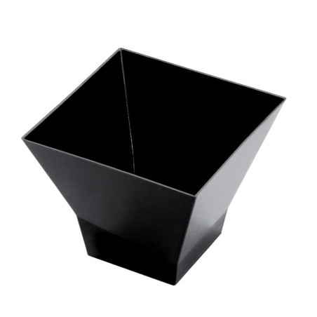 Verrine Dégustation Réutilisable "Pagode" Noir 65ml (25 Utés)