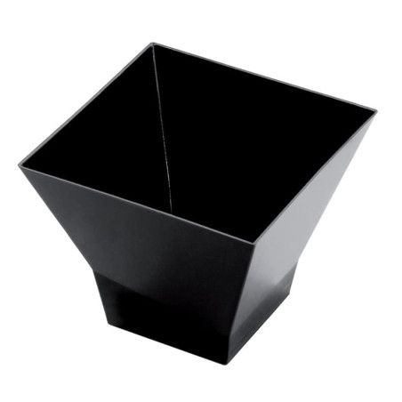 Verrine Dégustation Réutilisable "Pagode" Noir 90ml (500 Utés)