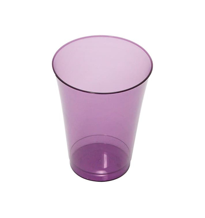 Verre Plastique Injecté Aubergine 230 ml (10 Unités)