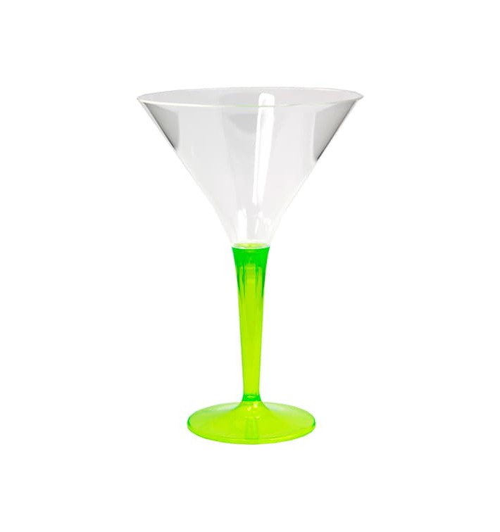 6 Verres cocktail plastique réutilisable translucide 31 cl