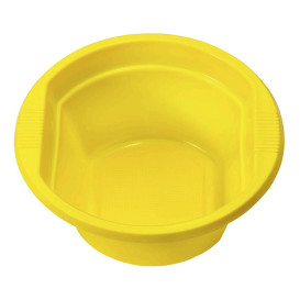 Bol Plastique PS Jaune 250ml Ø12cm (660 unités)