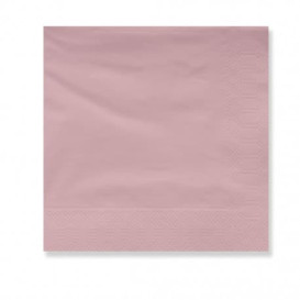 Serviette en Papier Ouate 30x30cm Saumon (4500 Utés)