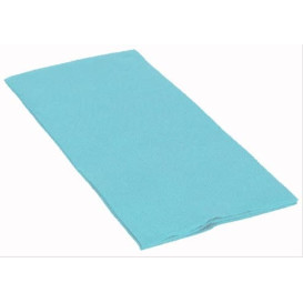 Serviette Papier Molletonnée 1/8 40X40 Celeste (1800 Utés)