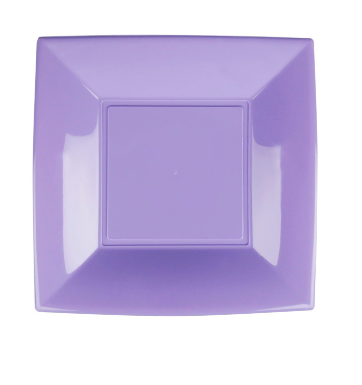 Assiette Plastique Réutilisable Plate Lilas PP 230mm (300 Utés)