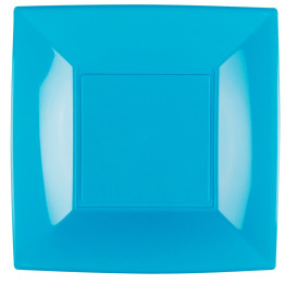 Assiette Plastique Réutilisable Plate Turquoise PP 290mm (12 Utés)