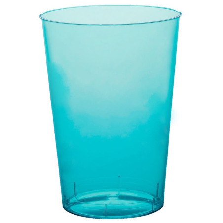 Verre Réutilisable PS Cristal Moon Turquoise Transp. 230ml (50 Utés)