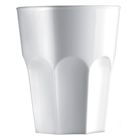 Verre Réutilisable Durable SAN Granity Blanc 400ml (75 Utés)