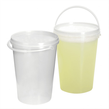 Seau Plastique avec Anse 1000ml (10 Utés)