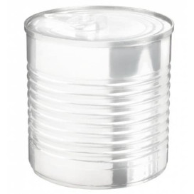 Boîte de Conserve Transparente PS 110ml Ø6x5,7cm (200 Utés)