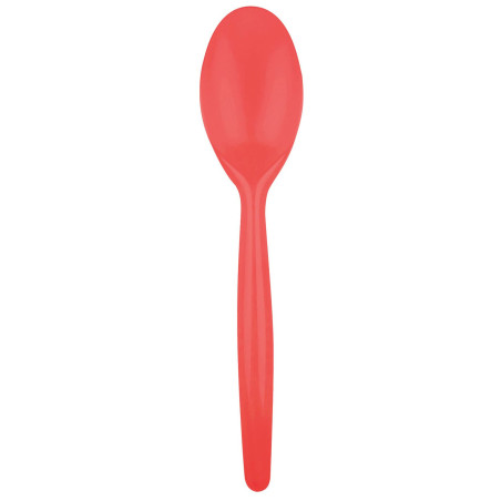 Cuillère Plastique Easy PS Rouge 185mm (20 Unités)