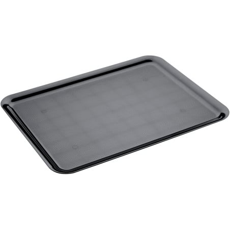 Plat Tray Noir 50x37cm (4 Utés)