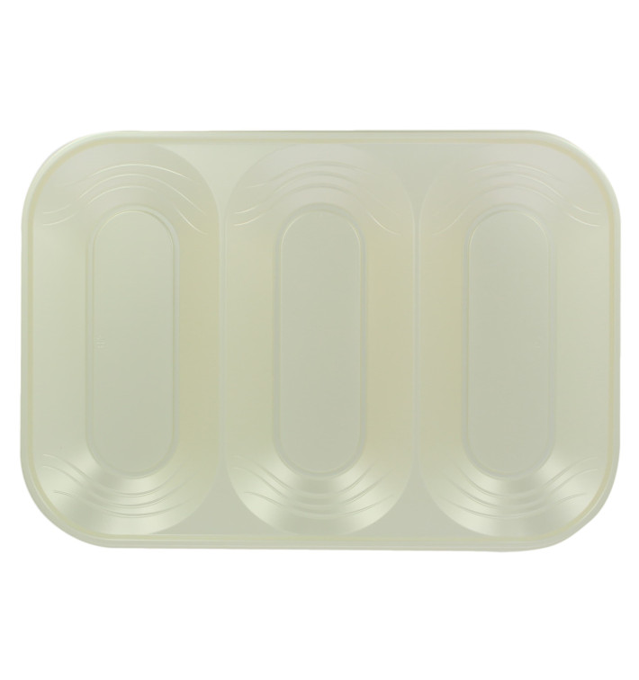 Plateau Plastique PP "X-Table" 3C Perle 330x230mm (30 Utés)