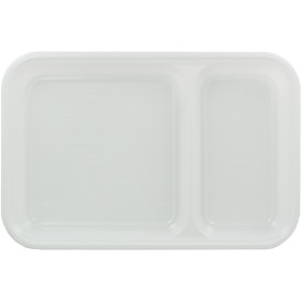 Barquette Plastique PS Blanc 2C 270x180mm (300 Utés) 