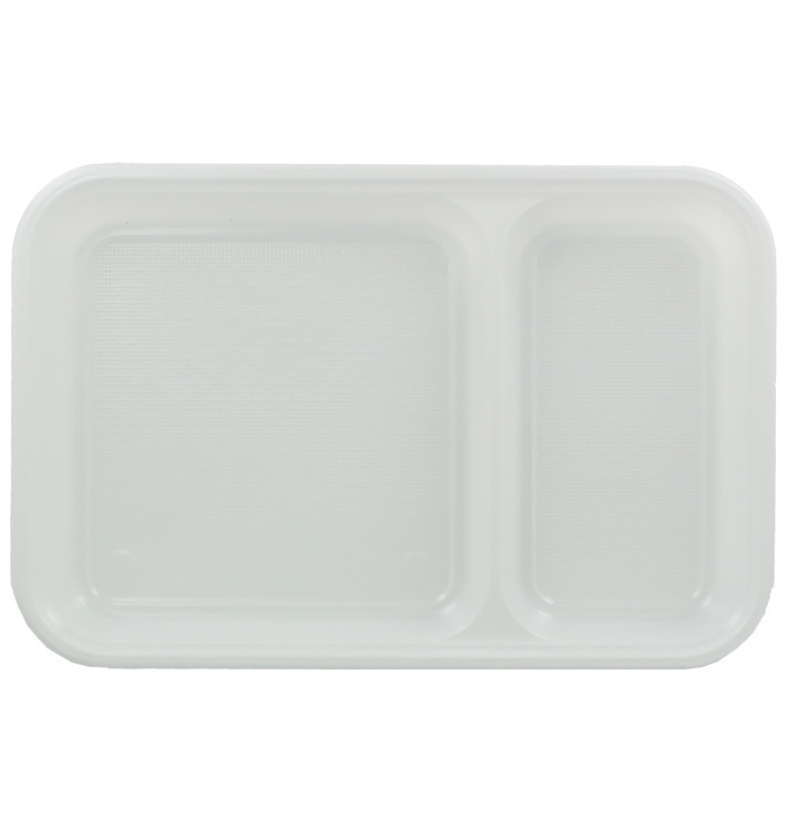 Barquette Plastique PS Blanc 2C 270x180mm (50 Utés) 