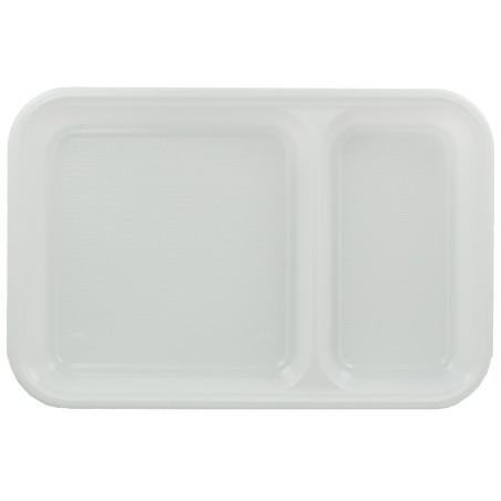 Barquette Plastique PS Blanc 2C 270x180mm (50 Utés) 