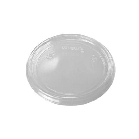 Couvercle Plat Plastique Transparent Ø7,4cm (100 Utés)