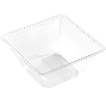 Bol mini en Plastique PET Thermo-Scellable 250ml 9x9x6cm (600 Utés)